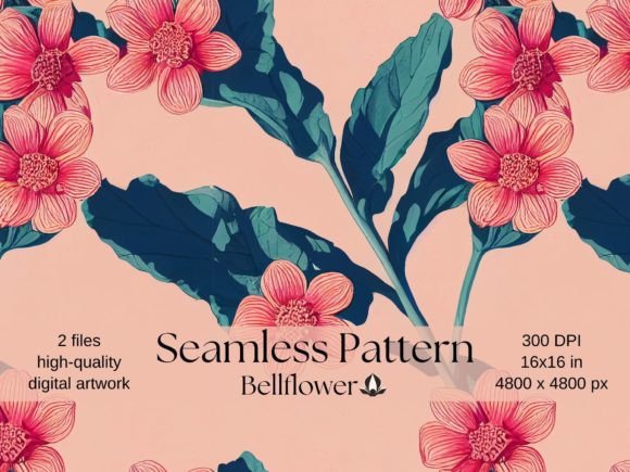 Elevate Your Projects with a High-Quality Repeating Floral Pattern