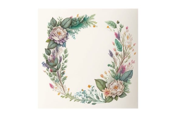 Floral Garland Design V34: Integrating a Versatile Asset into Your Creative Process