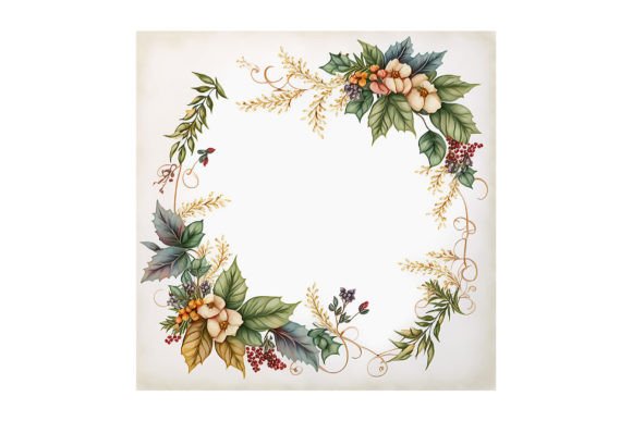Floral Garland Design - V38: A Strategic Asset for Creative Projects