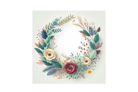 Floral Wreath Design V11: Your Versatile Key to Beautiful Projects