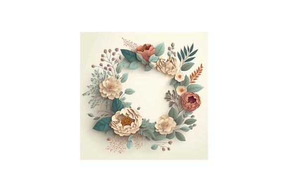 Floral Wreath Design - V26: Your Go-To Asset for Elegant Projects