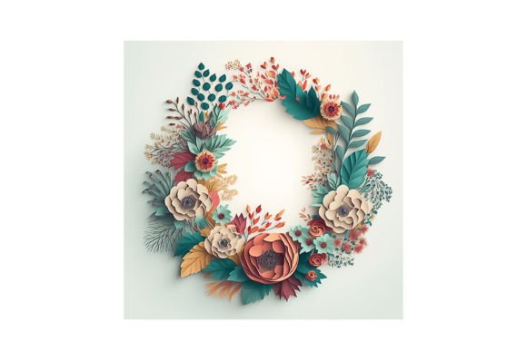 Floral Wreath V1: A Design Asset for Modern Creativity