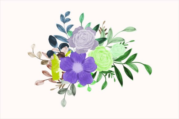 The Artistic Utility of Floral Watercolor Bouquet Clipart in Modern Design