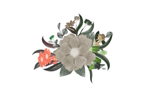 The Enduring Charm of Bouquet Watercolor Florals: A Digital Artist's Palette for Creativity