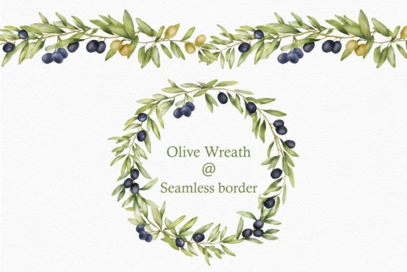 The Olive Floral Watercolor Wreath Border: A Strategic Asset for Modern Creators