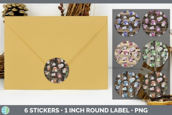 The Versatile Charm of Wood Floral Stickers