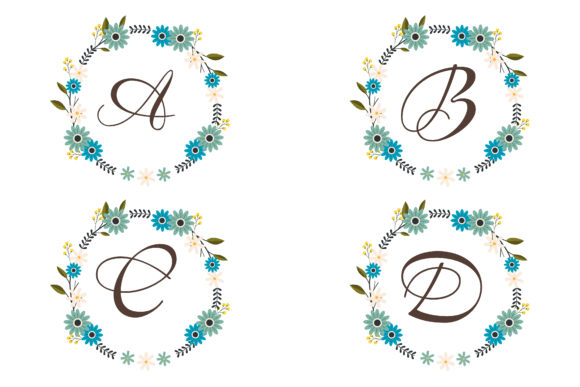 Understanding the Monogram Floral Flower Digital Graphic