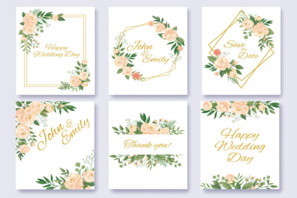 Wedding Invitation Floral Card: A Premium Design Asset
