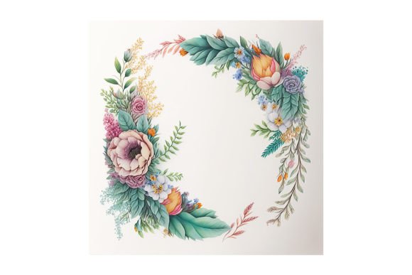 Your Guide to the Floral Garland Design - V41 PNG Image